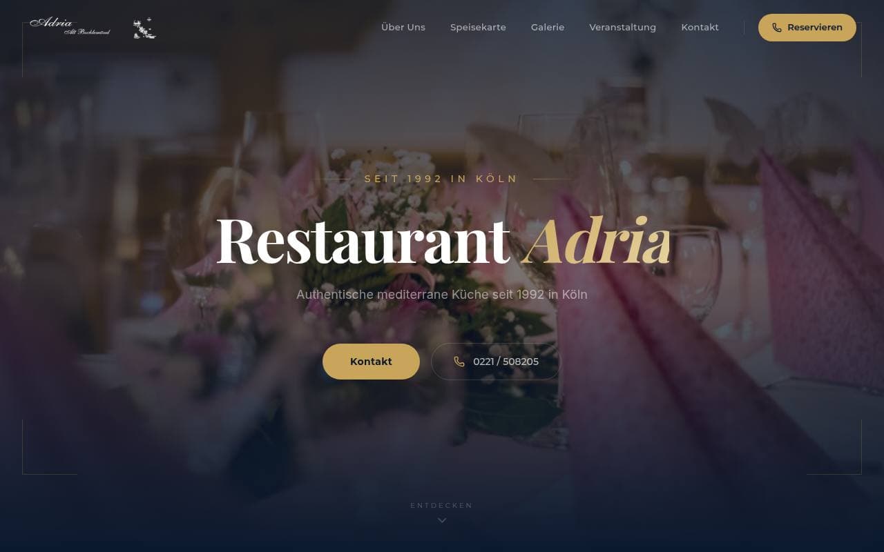 Restaurant Adria – Restaurant · Cologne